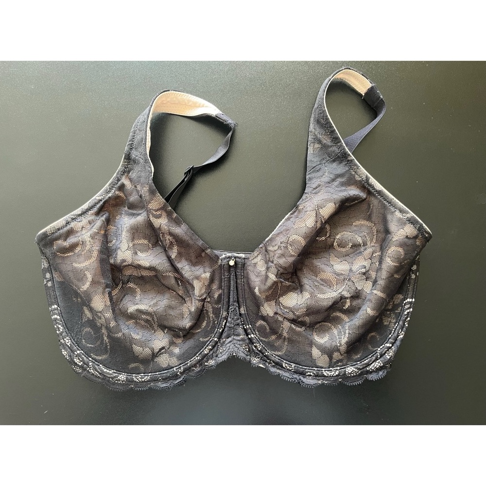 EUC Lilyette 0977 lace minimizer bra, 36DDD